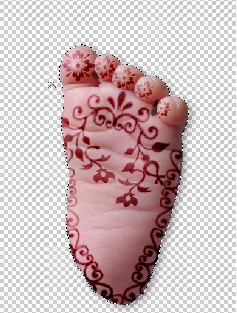 Creation of Henna baby!!: Step 2